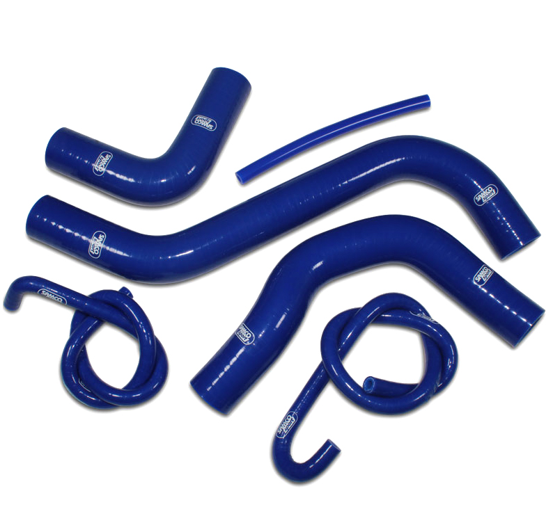 SAMCO SPORT 6-piece Blue Silicone Hose Kit for Kawasaki Z900 Performance Z900RS Cafe Performance Model Year 2017-2024