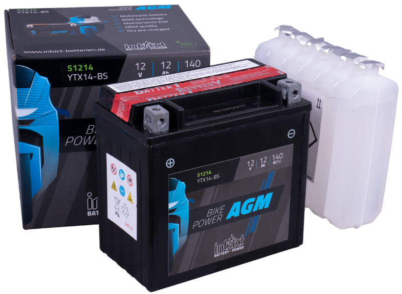 Intact AGM Battery YTX14-BS