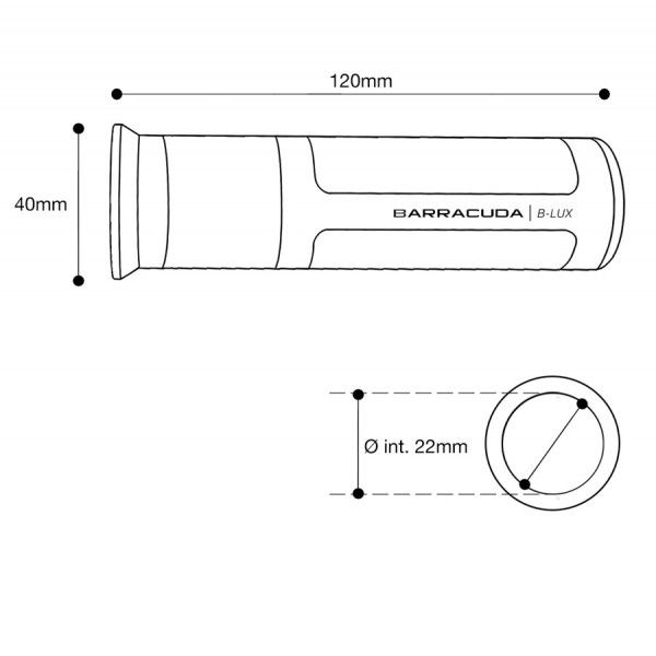 Barracuda B-LUX Grips silver