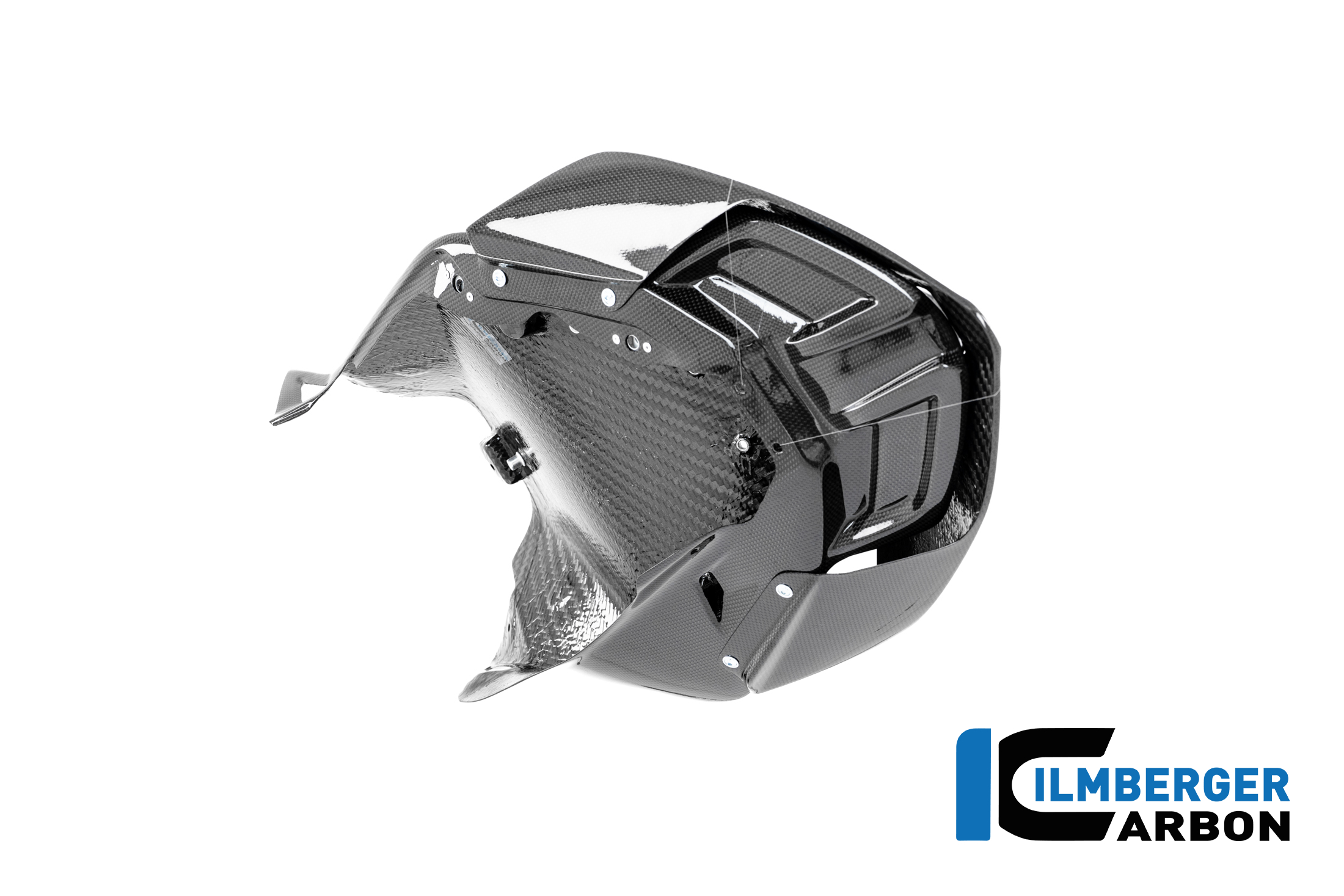 Ilmberger Carbon Tail Section + Seat Kit, 6-Piece Racing, Glossy, Ducati Panigale V4 R, 2025-