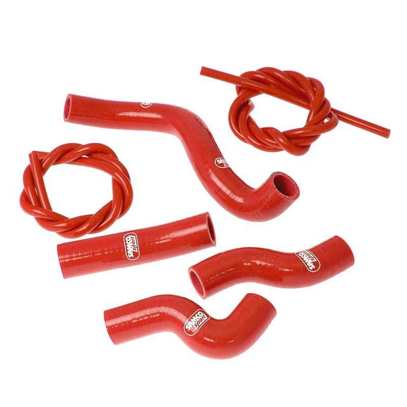SAMCO SPORT Silicone Hose Kit red for Kawasaki Z750 Z750R model year 2007-2012