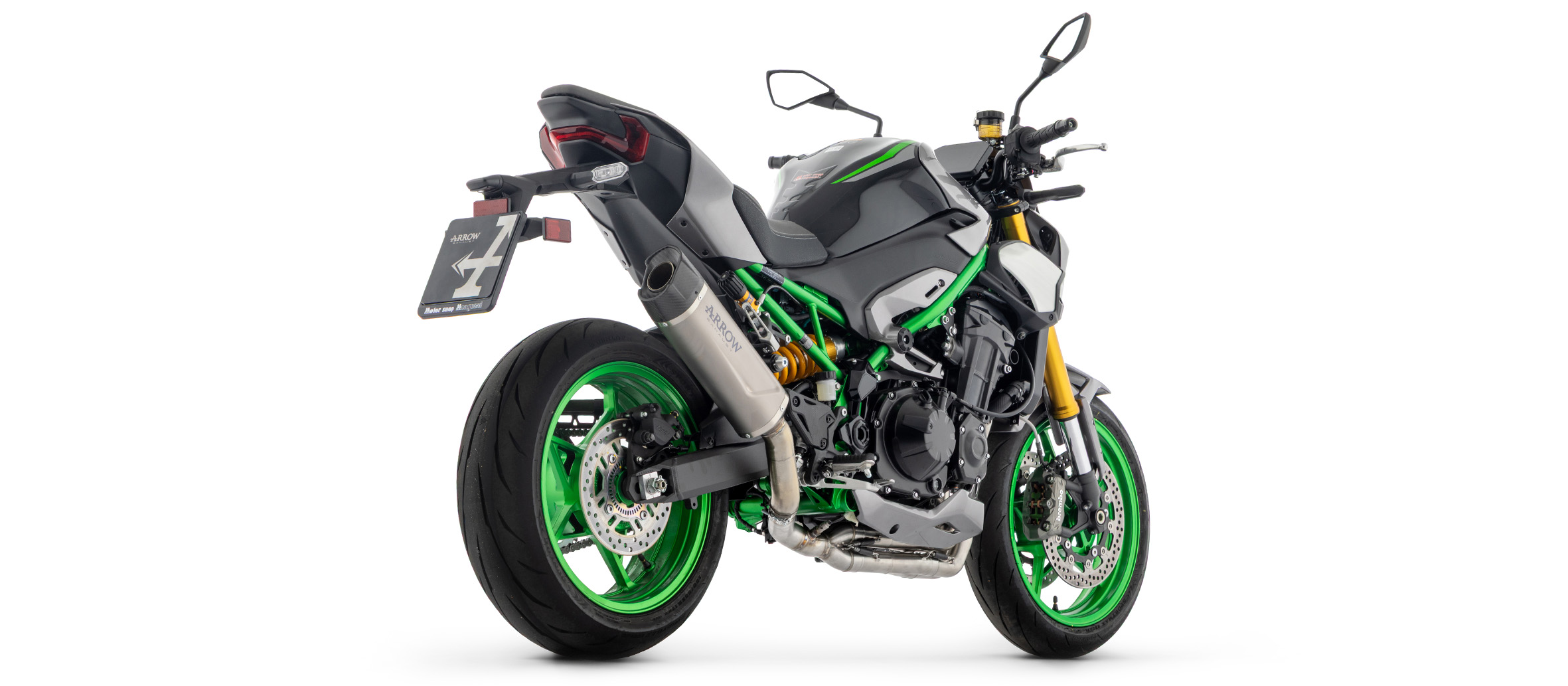 ARROW INDY RACE EVO Titanium Exhaust for Kawasaki Z900 Model Year 2025-