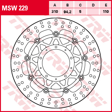 TRW brake disc All-Round Floating MSW229