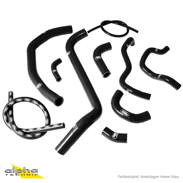 SAMCO SPORT Silicone Hose Kit black for Honda CBR600RR Model Year 2003-2004