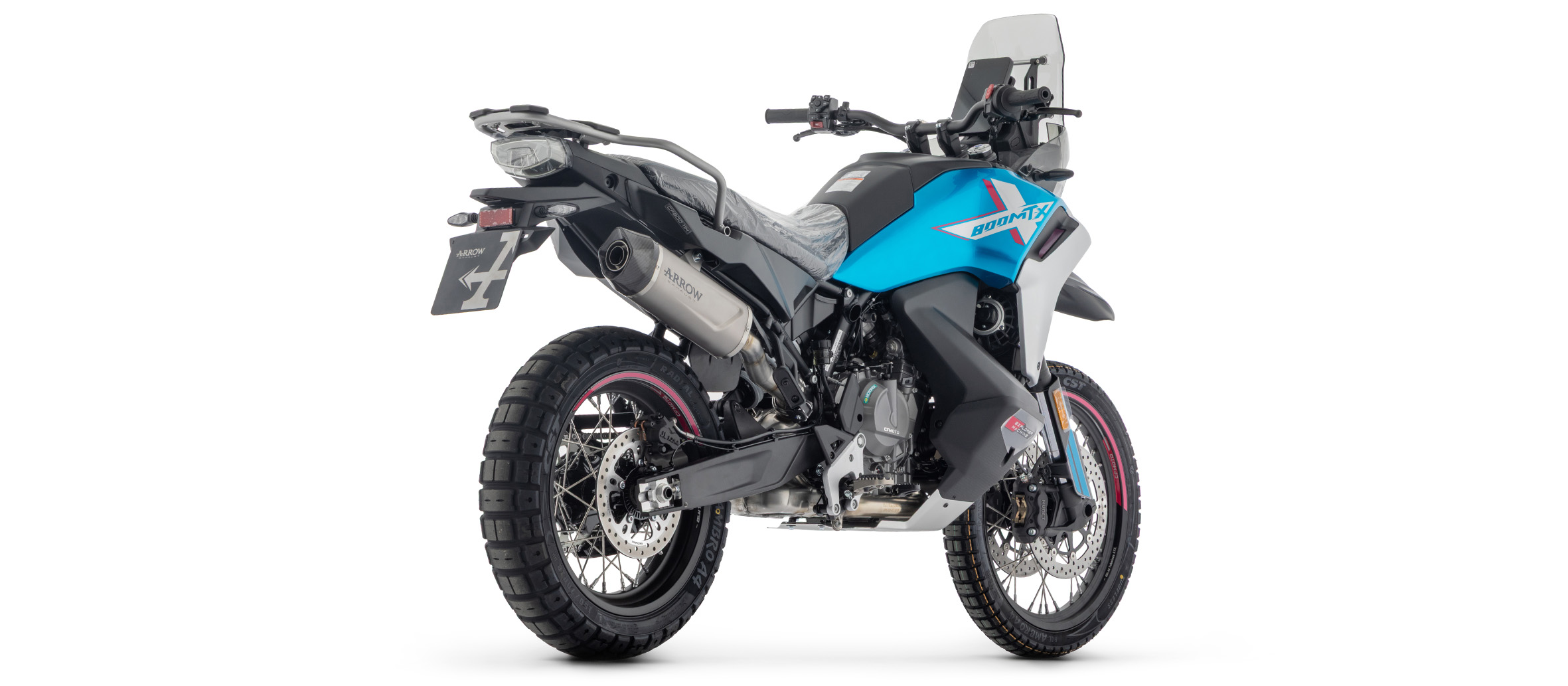 ARROW INDY RACE EVO Aluminium Exhaust for CF Moto 800 MT-X, 2025-