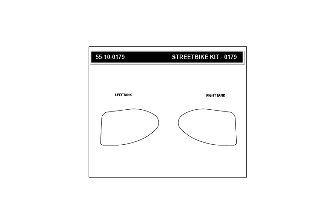 Stompgrip clear, Icon, for Suzuki GSX1300R Hayabusa, 2022-2025