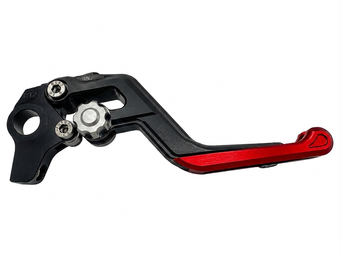 LSL ERGONIA Brake Lever R20 Black/Silver/Red