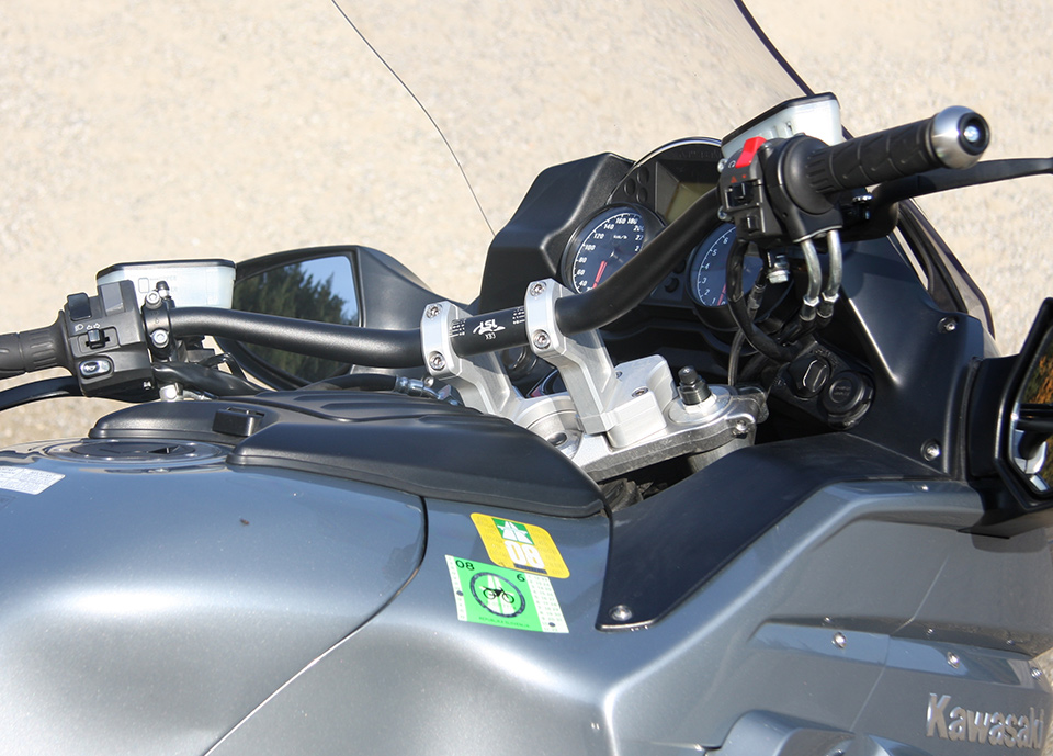 LSL triple clampn-Adapter Kawasaki GTR1400