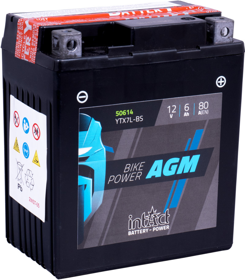 Intact AGM Battery YTX7L-BS
