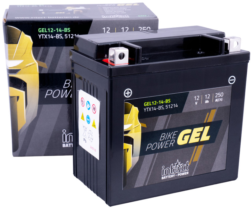 Intact GEL Battery YTX14-BS / 51214