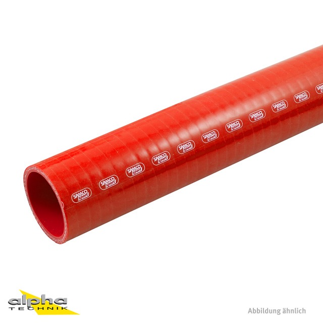 SAMCO SPORT Silicone Hose Straight Red Inner Diameter 18 mm