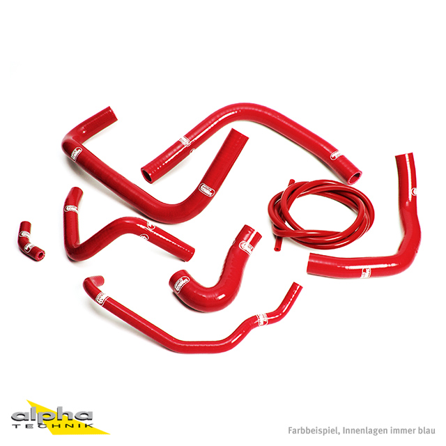 SAMCO SPORT silicone hose kit, red, for Honda CBR900RR model year 1996-1997