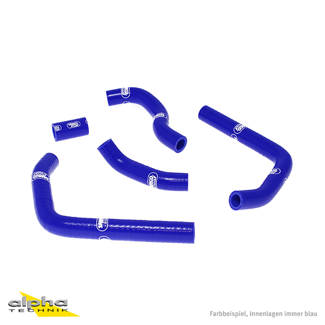 SAMCO SPORT Silicone Hose Kit, blue, for Honda CR125R Model Year 2005-2012