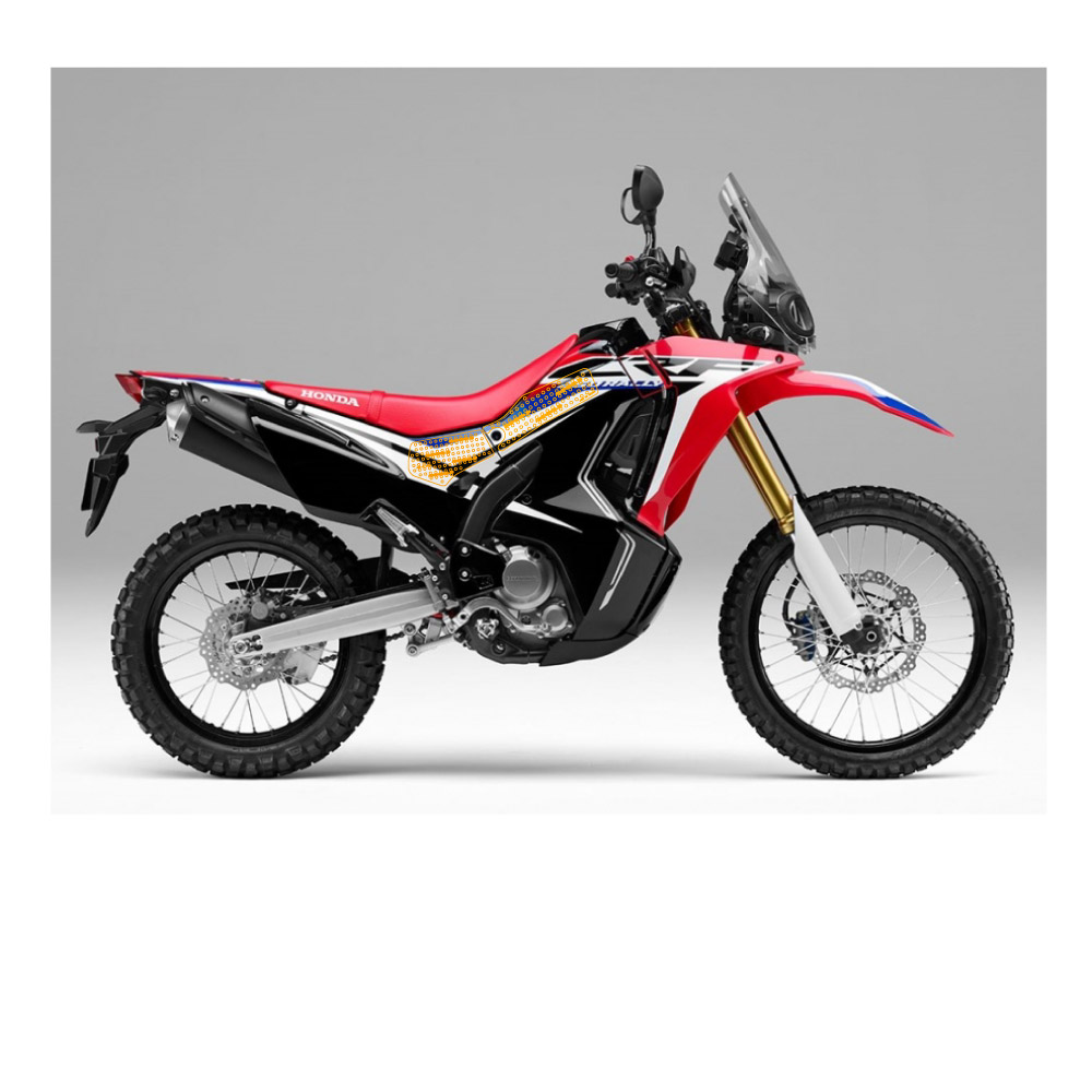 Stompgrip black, Volcano, for Honda CRF250 Rally, 2017-2020