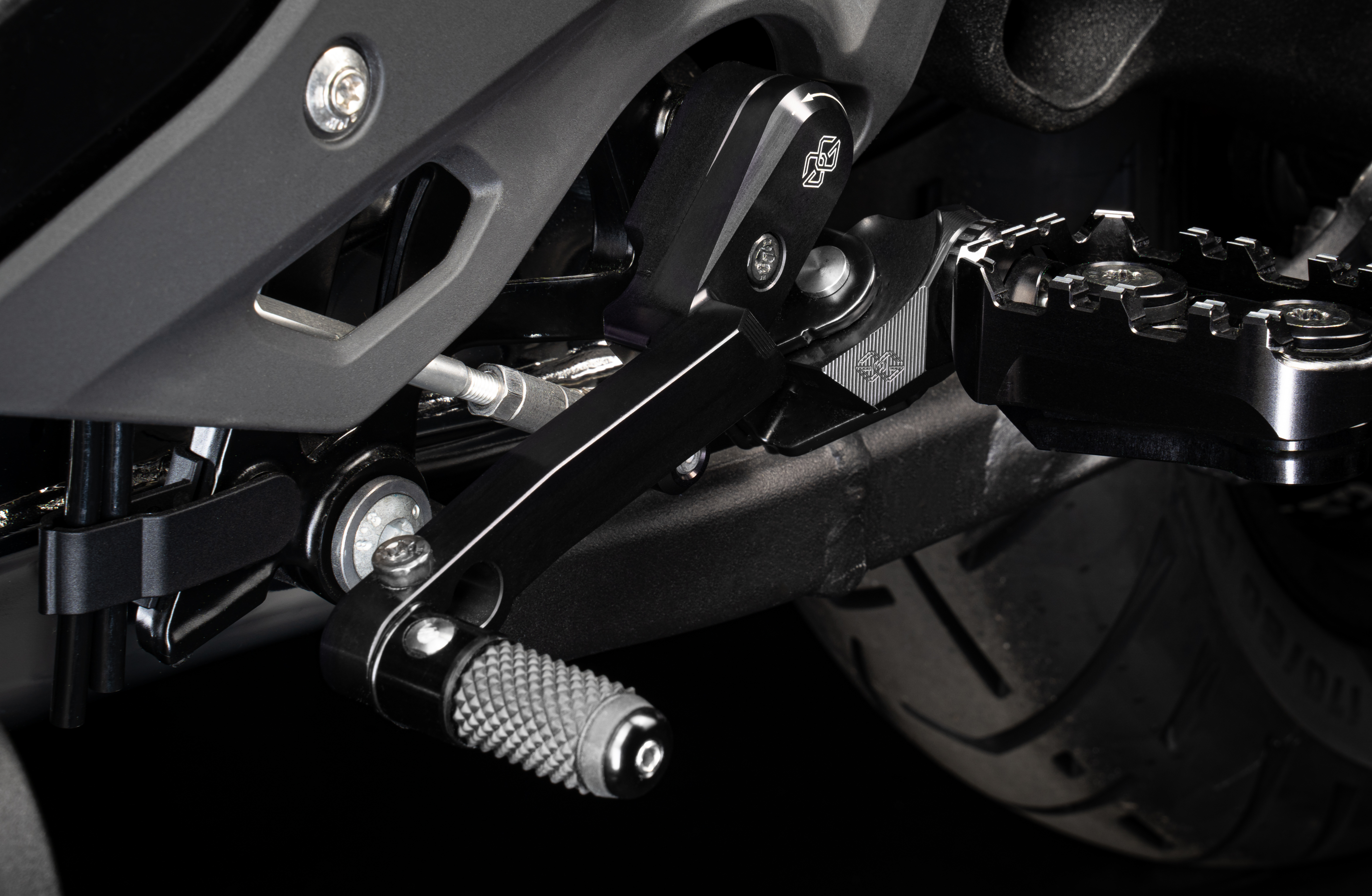 GILLES RCT Shift and Brake Lever Kit BM12 in black