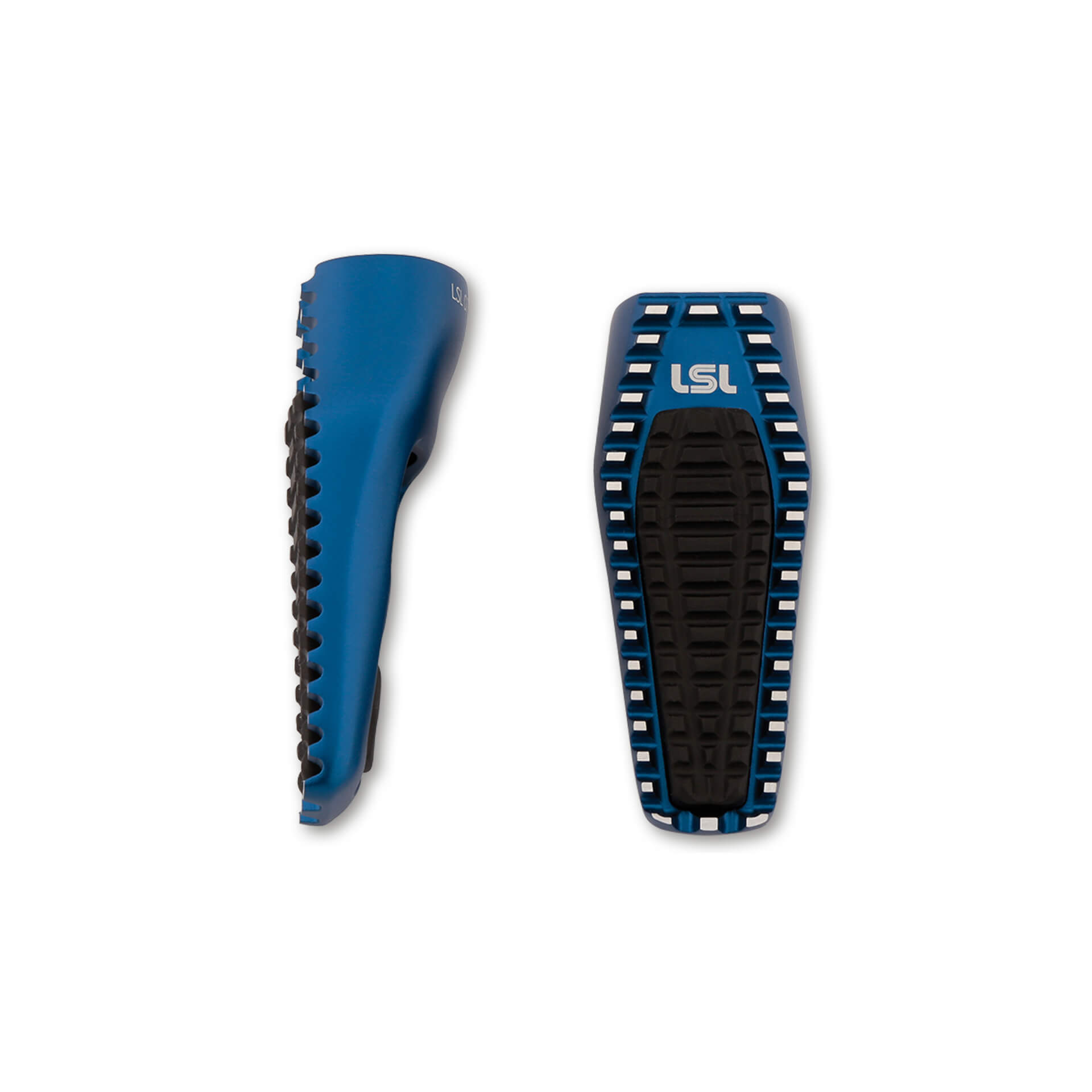LSL footresten ERGONIA, replacement footrests with rubber insert, blue