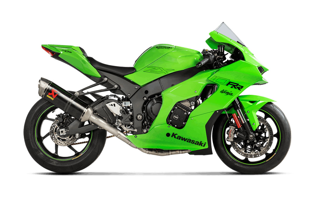 Akrapovic Evolution Line (Carbon) exhaust system for Kawasaki Ninja ZX-10R and ZX-10RR from Model Year 2021-