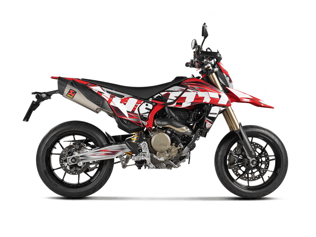 Akrapovic Slip-On Line (Titanium) Exhaust for Ducati Hypermotard 698 Mono / RVE, Model Year 2024-2025