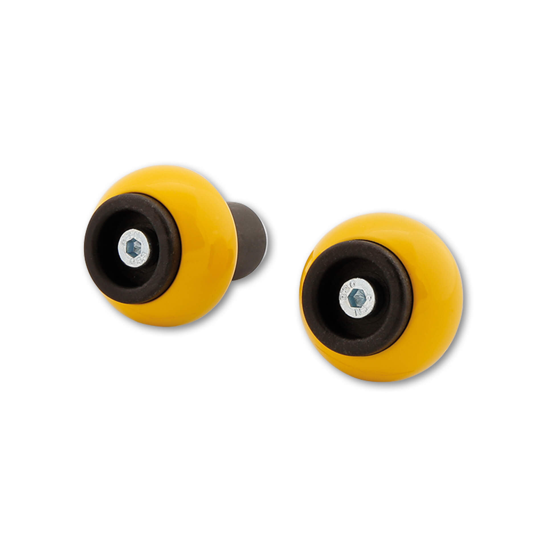 LSL Axle Balls Classic, for various Ducati models, yellow, front axle