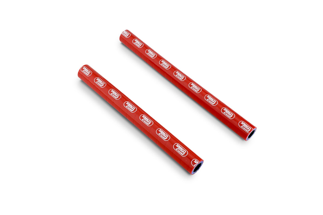 SAMCO SPORT Silicone oil hose Hose Kit, Red, for Aprilia Tuono V4 (R / RR / Factory), 2011-2025 and RSV4 1000 (R / RF / RR), 2009-2015 - OEM: 2x AP8106389