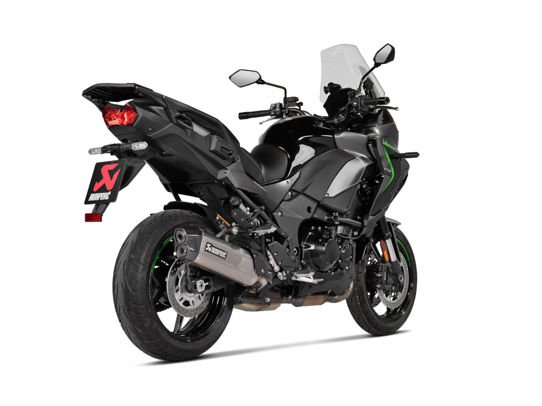 Akrapovic Slip-On Line (Titanium) Exhaust for Kawasaki Versys 1100, 2025-