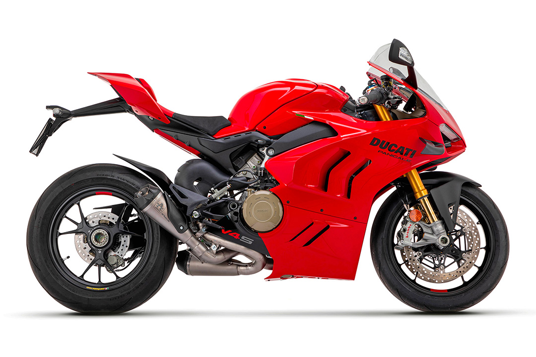 ARROW WORKS Titanium Exhaust with Titanium Link Pipe for Ducati Panigale V4 and Streetfighter V4