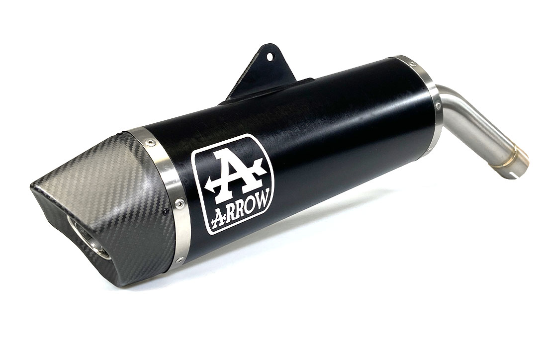 ARROW MAXI RACE TECH Exhaust for BMW F850GS 2018-, Aluminium, Black