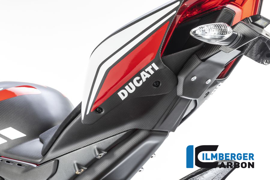 Ilmberger Carbon Lower frame Rear Cover Matte for Ducati Panigale V4 / V4S from 2018