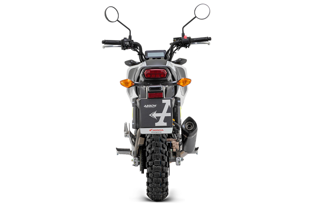 ARROW X-KONE DARK Exhaust for Honda MSX 125 Grom, Model Year 2021-2024, Stainless Steel