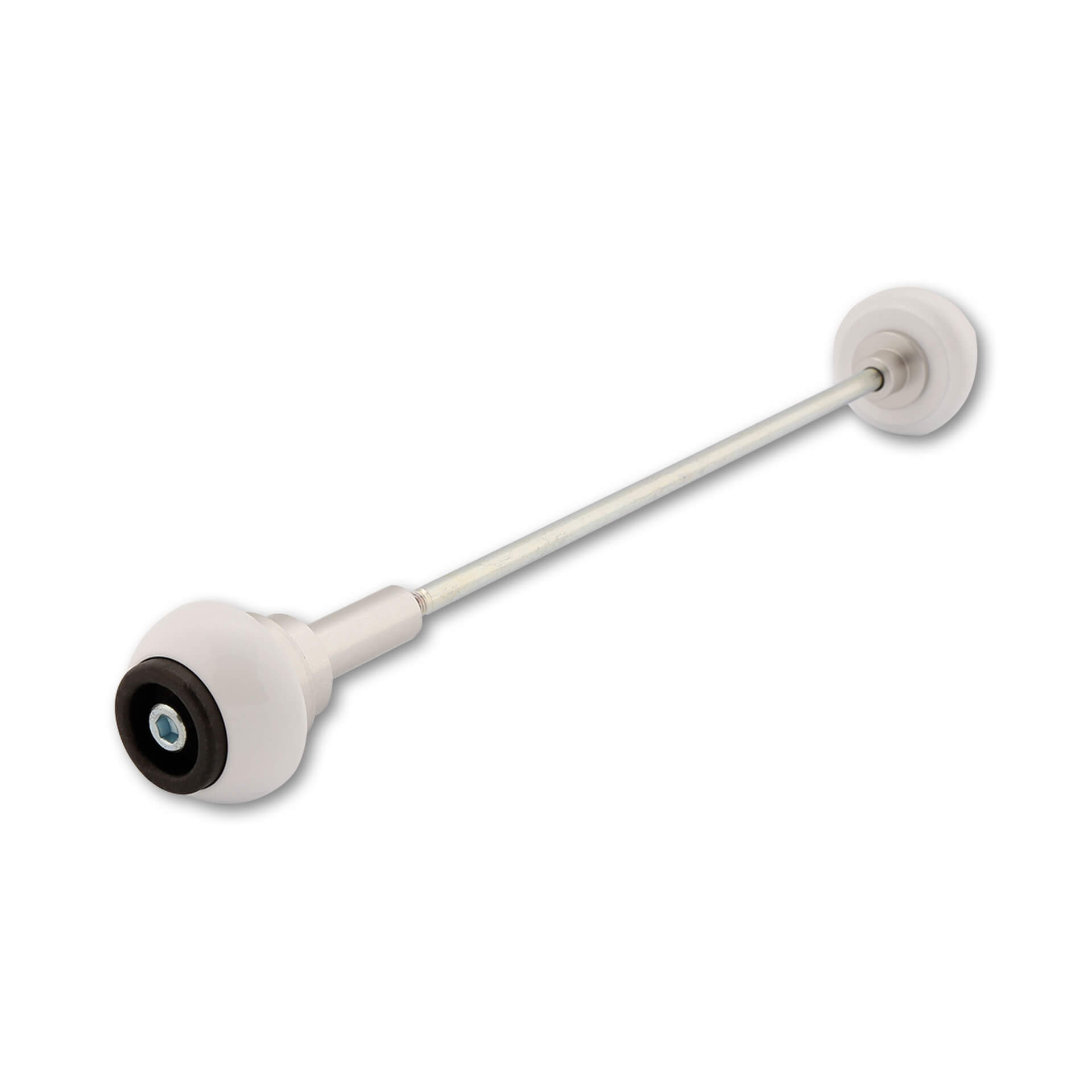 LSL Axle Balls Classic, for various Kawasaki, white, Front Axle