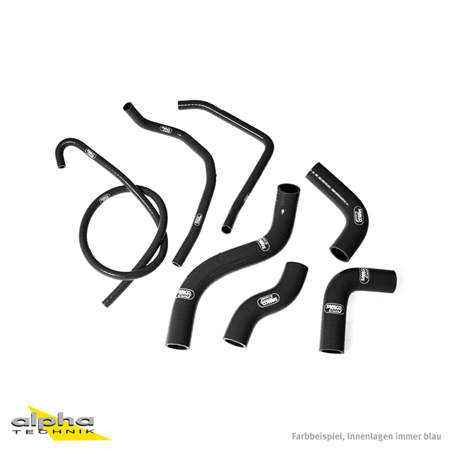 SAMCO SPORT Silicone Hose Kit black for Kawasaki Z1000 model year 2003-2006