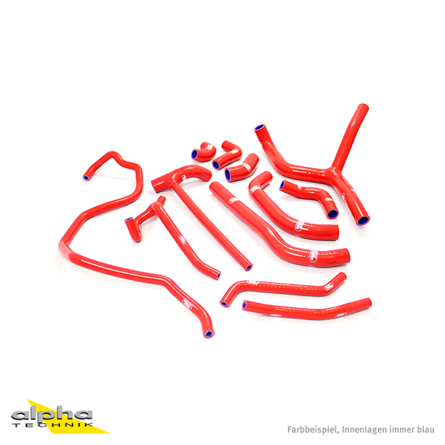 SAMCO SPORT Silicone Hose Kit 1 Red for Ducati Diavel 1200 Model Year 2011-2018