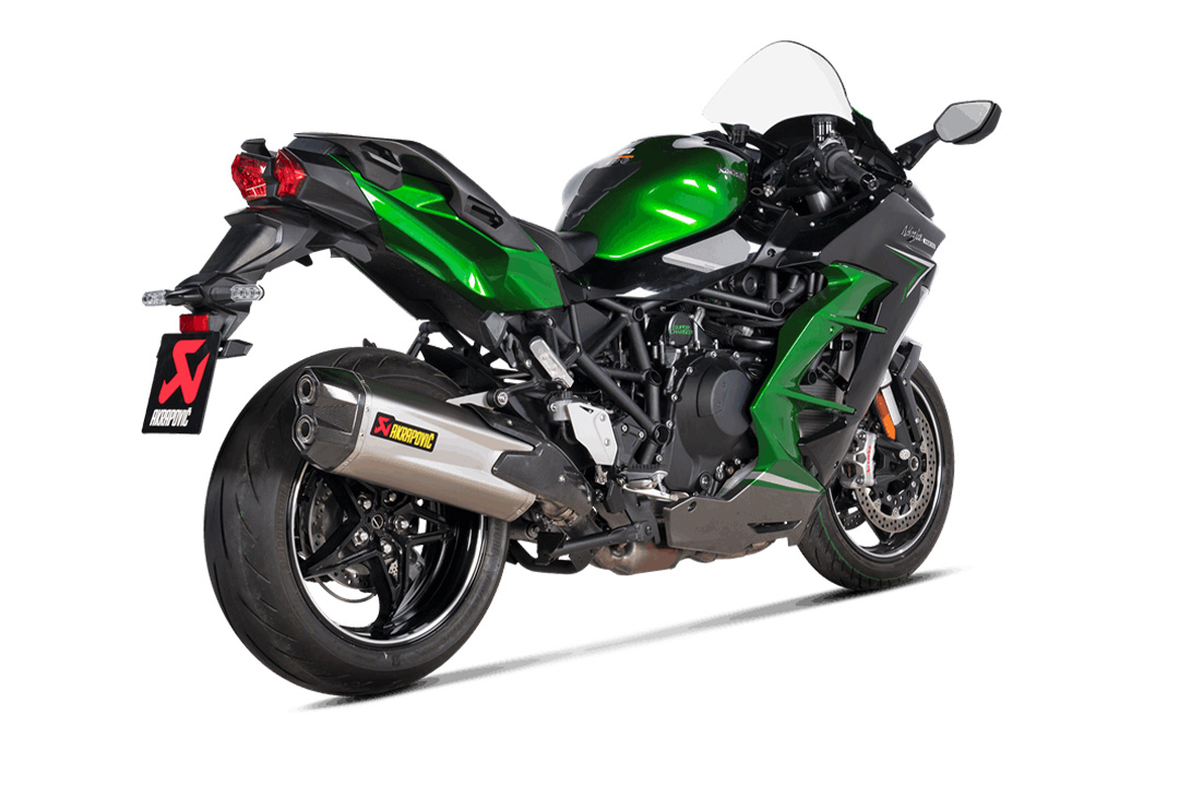 Akrapovic Slip-On Line (Titanium) Exhaust Kawasaki Ninja Z H2 SX from 2021-2025