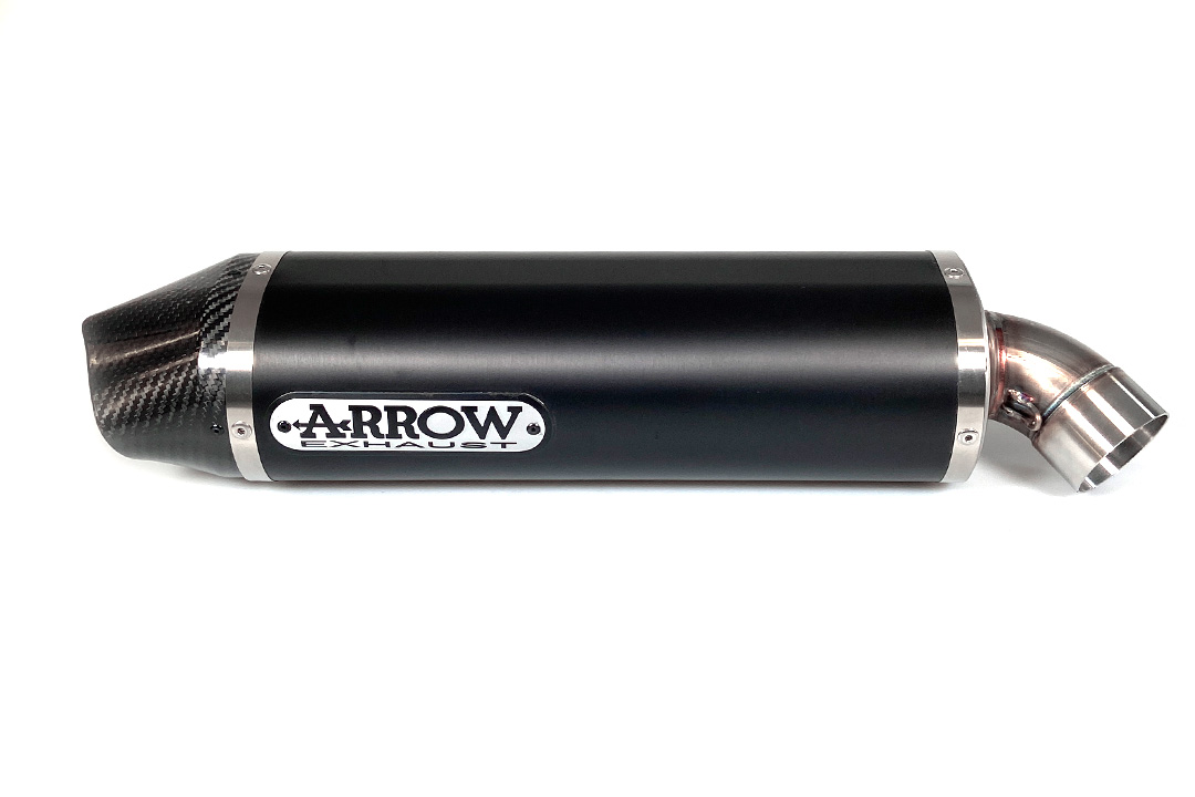 ARROW INDY RACE Exhaust for Honda CBR600RR 2013-2016, Black Aluminium (Only with ARROW Mid-pipe)