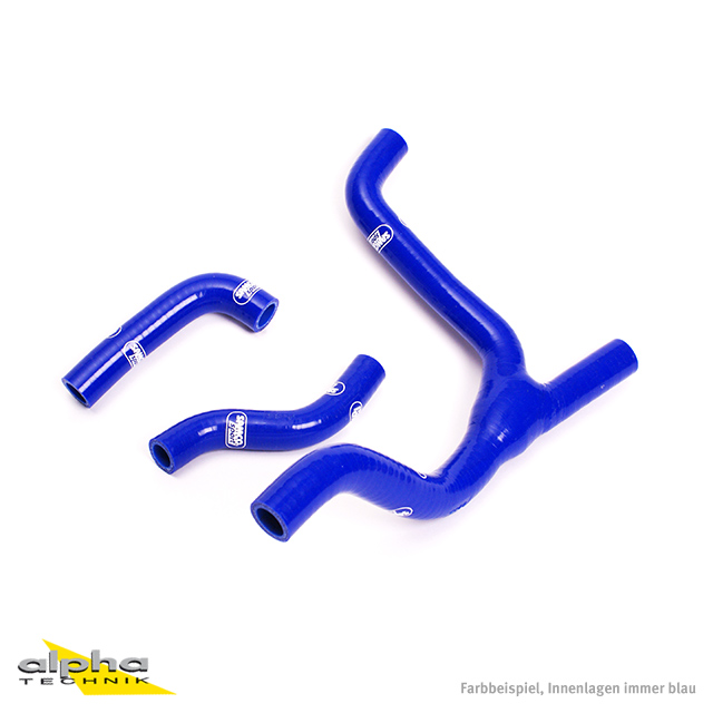 SAMCO SPORT Silicone Hose Kit Blue for Suzuki RMZ250 Model Year 2007-2009