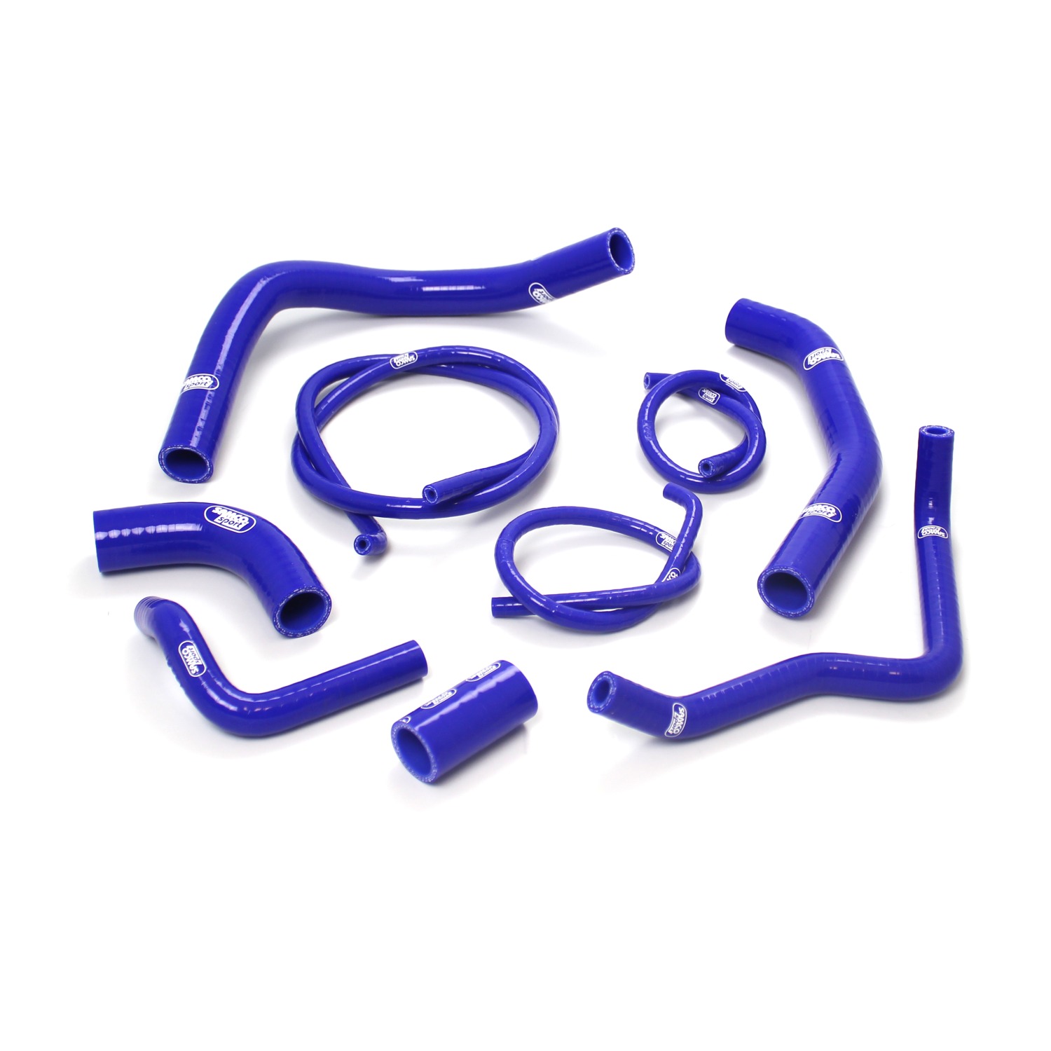 SAMCO SPORT Silicone Hose Kit, blue, for Suzuki RM250 model year 1996-2000