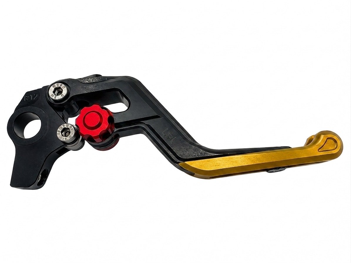 LSL ERGONIA Brake Lever R17 Black/Red/Gold