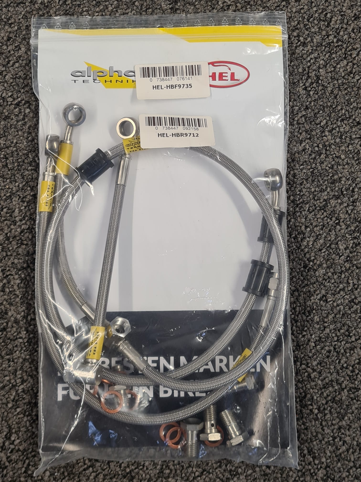 HEL Braided Break Line for Yamaha XJ900 S Diversio