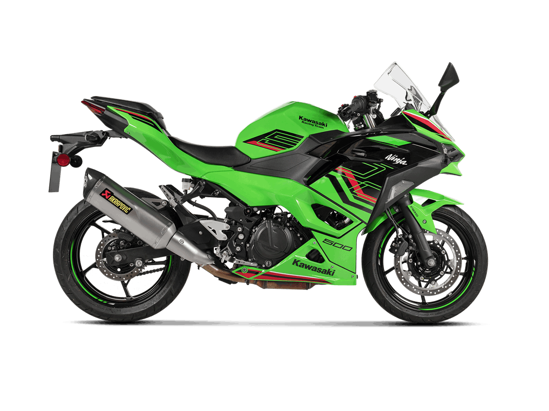 Akrapovic Slip-On Line (Carbon) Exhaust for Kawasaki Ninja 500, Z500, 2024-2025