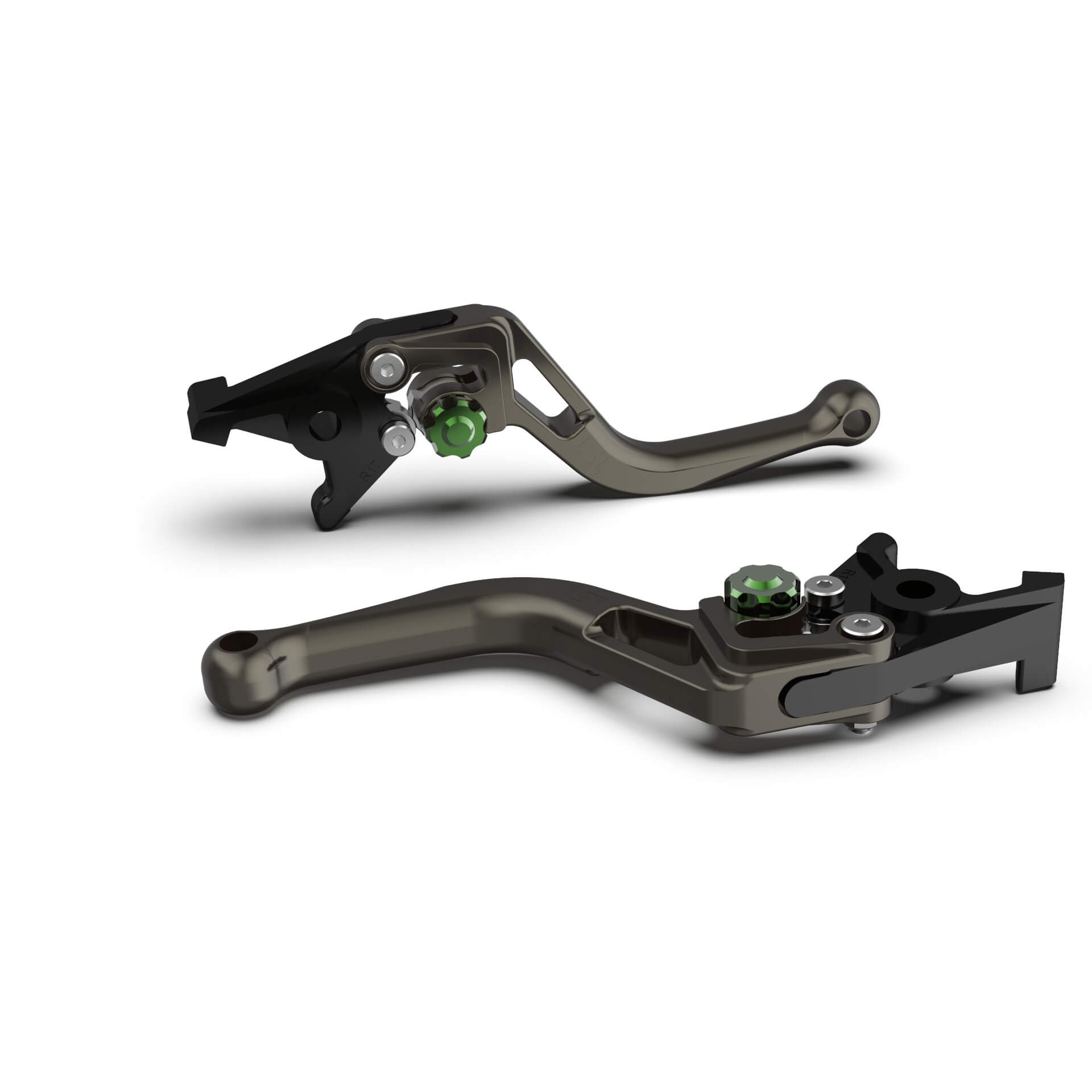 LSL clutch lever BOW L58R, short, anthracite/green