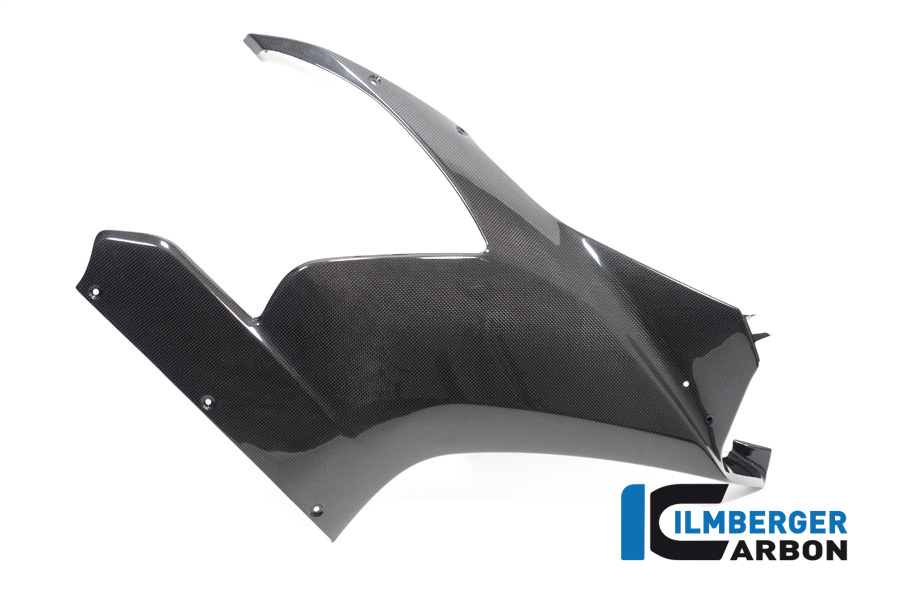 Ilmberger Carbon fairing side panel prepared for winglet right side R/S, glossy, Ducati Panigale V2 2020-