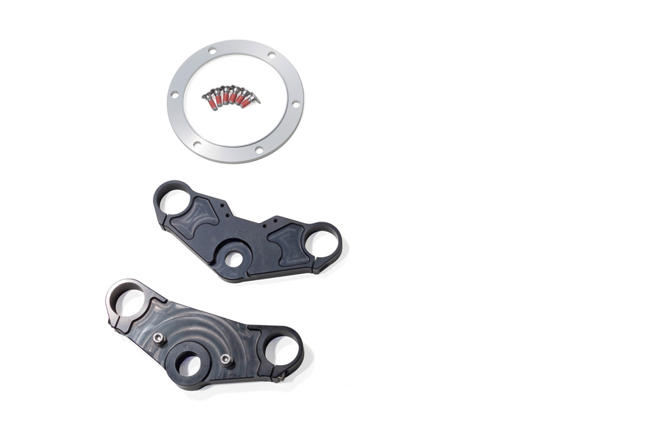 LSL triple clamp kit for Triumph Bonneville/Thruxton '11- / 52mm Offset