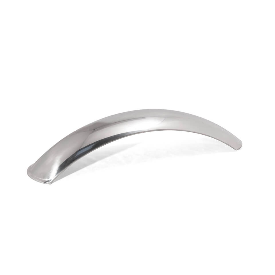 LSL Aluminium Mudguard, Polished, 600 mm/19 Inch, 105 mm Wide