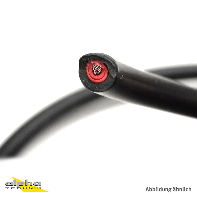 Ignition cable, black, 5m