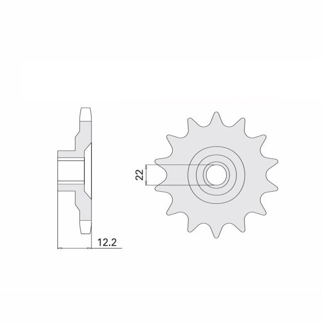 Sprocket, 17 Teeth, 520 Pitch