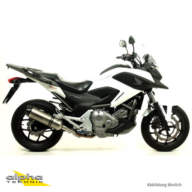 ARROW RACE TECH Exhaust for Honda NC700X/S and NC750X/S and NC700D/750D Integra in Titanium