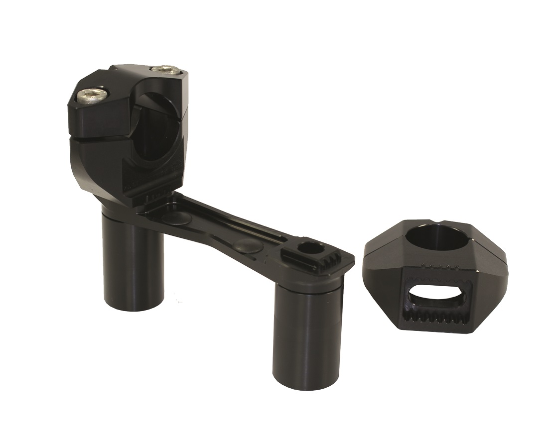GILLES 2DGT adjustable handlebar clamps, black