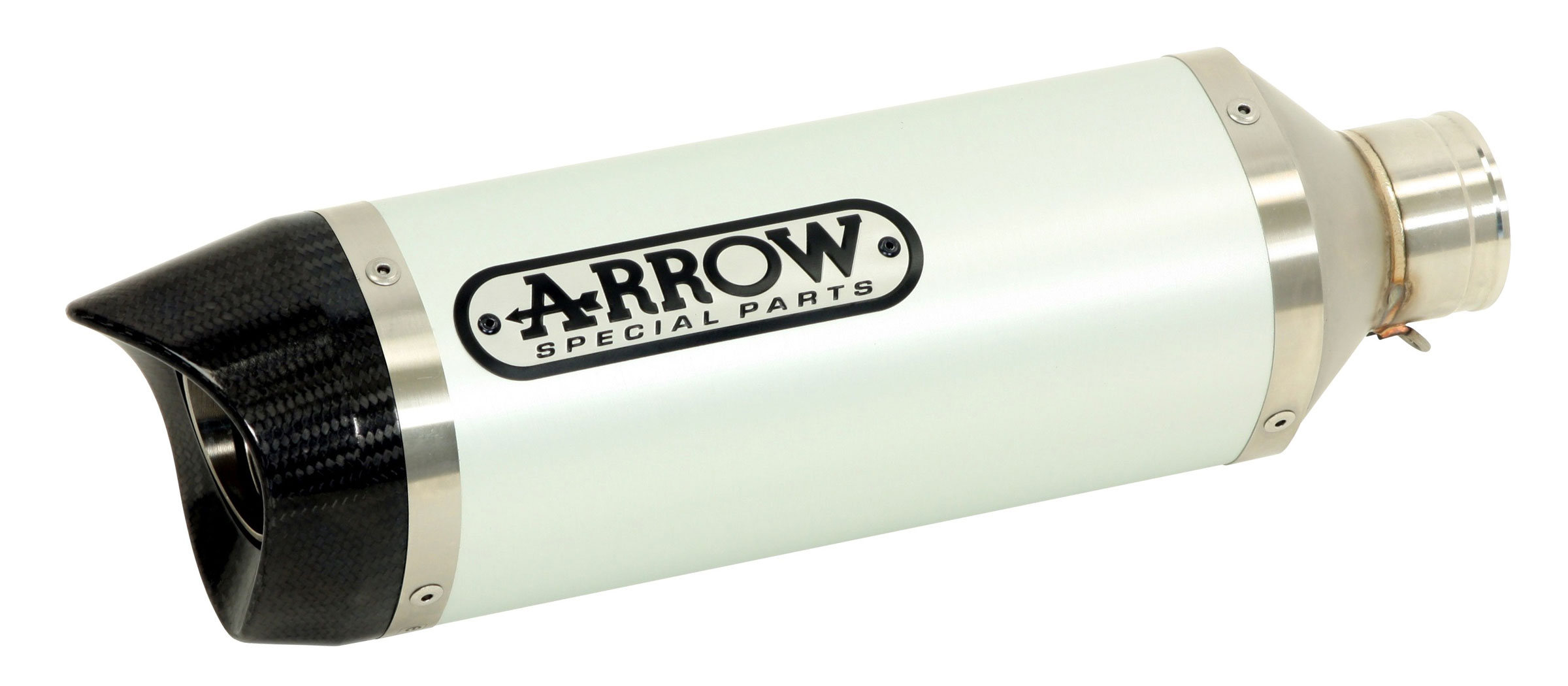 ARROW THUNDER Exhaust for Yamaha MT09 / Tracer 900 2013-, Aluminium with Carbon End Cap (Only with ARROW Manifold)