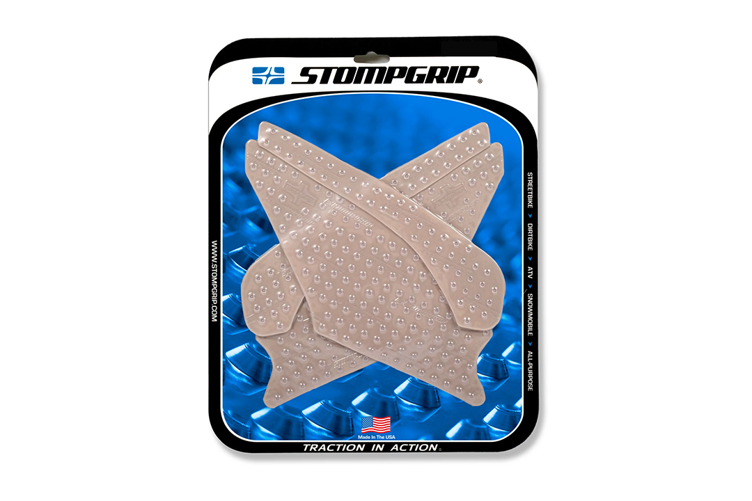 Stompgrip clear, Volcano, for Kawasaki Ninja 250R, 2008-2012