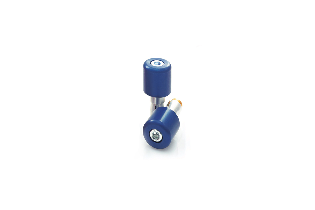 TRW handlebar Ends Mini MCL200B in blue
